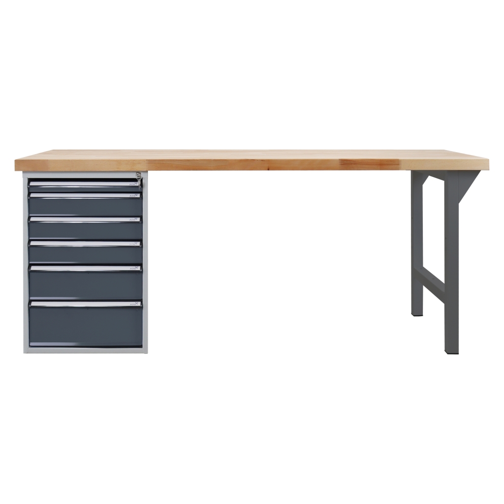 Bild von Werkbank mit Schubladenbox 6 SL 2000 (VPE=1 Stück)